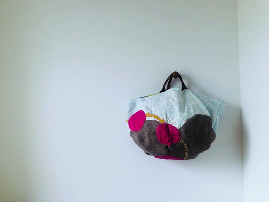 Bag Hand-sewn bag Fabric Slow fashion Handmade 1970
