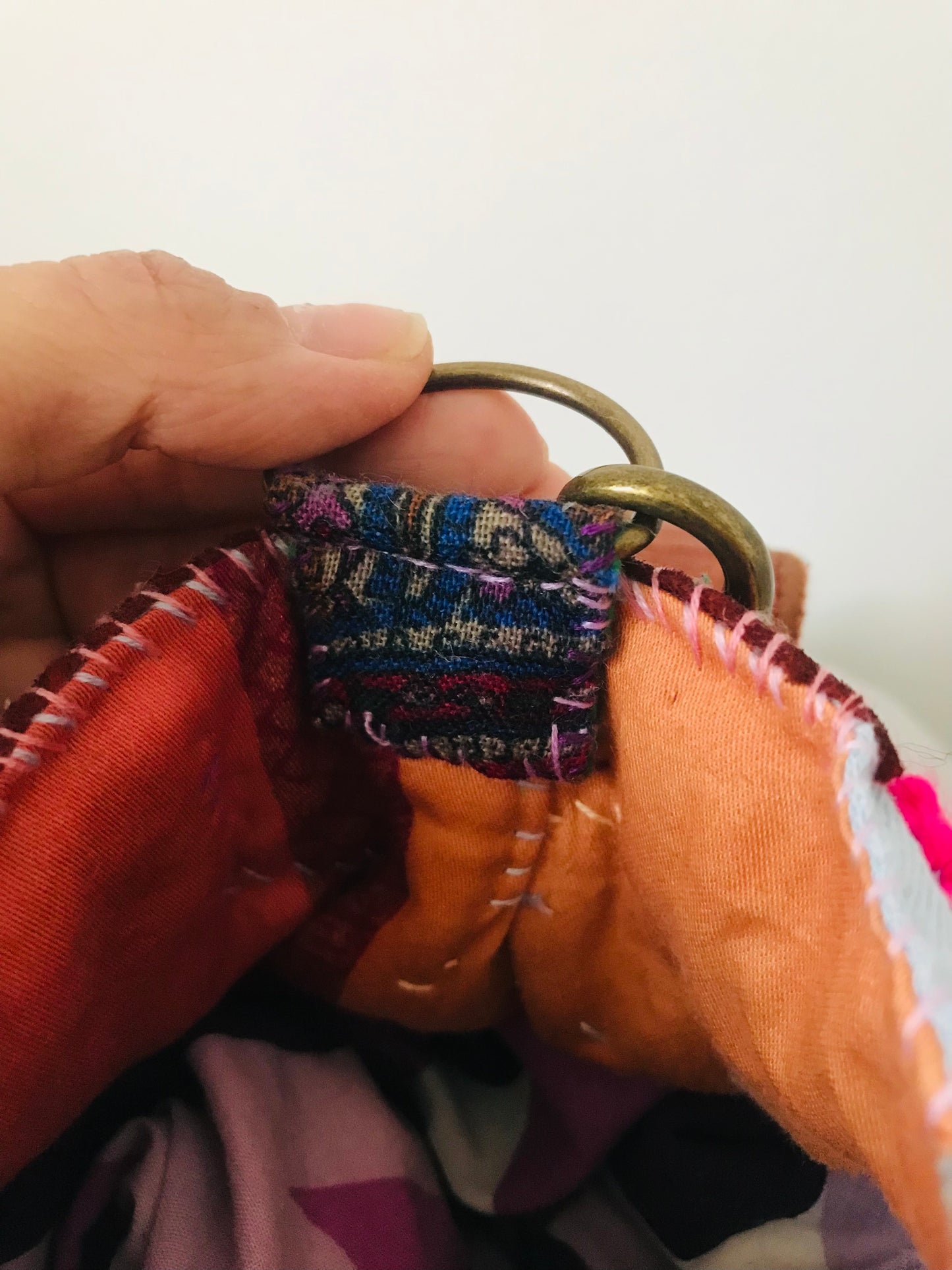 Bag Hand-sewn bag Fabric Slow fashion Handmade 1940