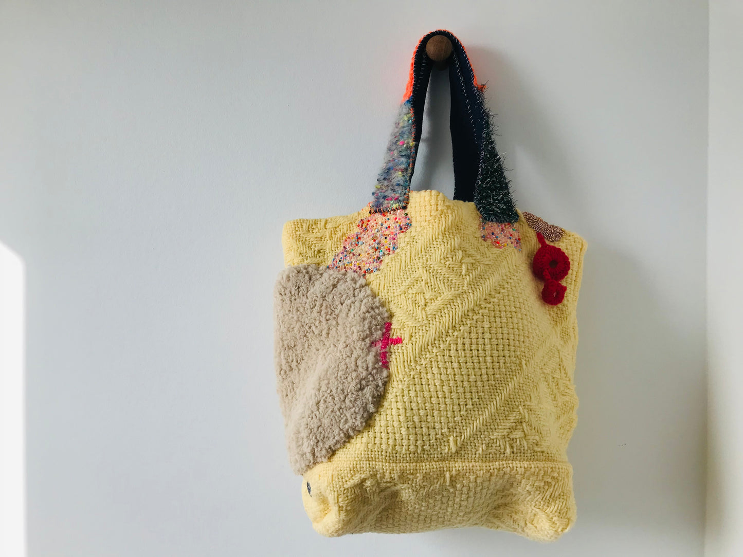 Bag Hand Sewn Bag Fabric Slow Fashion Handmade 1889 