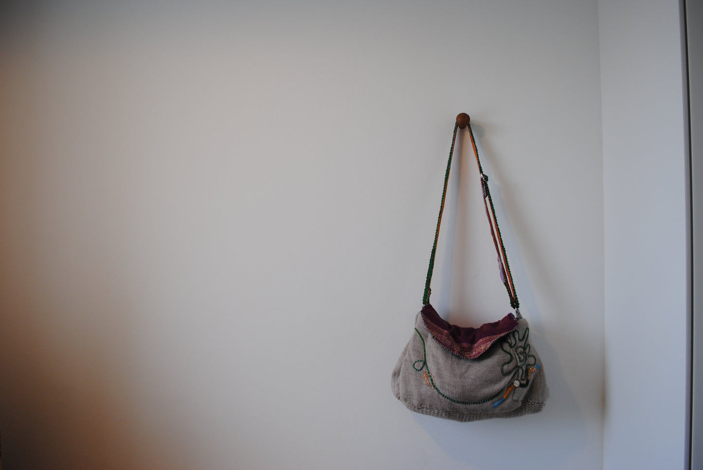 Bag   手縫いのバッグ　布製　ポシェット  肩掛けバッグ　スローファッション　ハンドメイド　2020