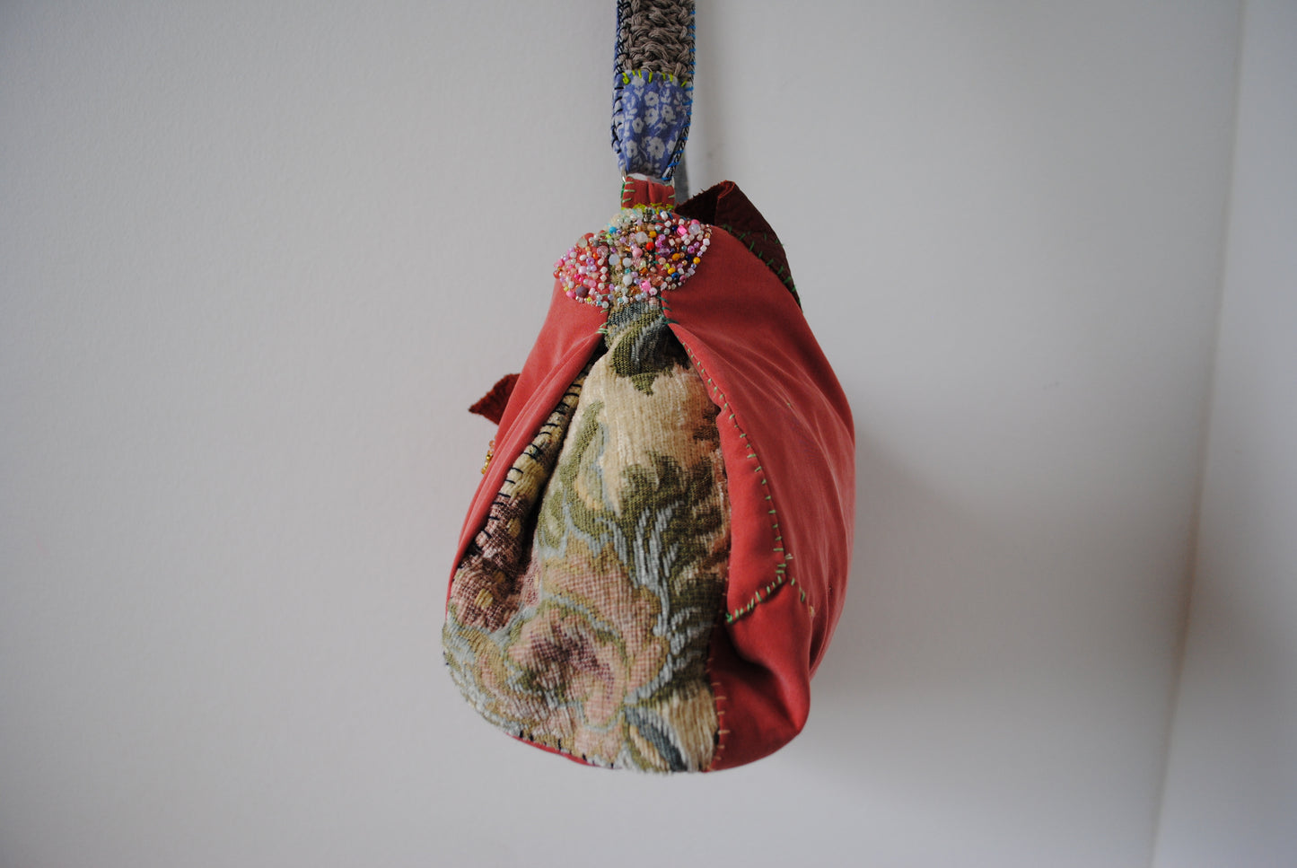 Bag Hand-sewn bag Fabric Pochette Shoulder bag Slow fashion Handmade 2018