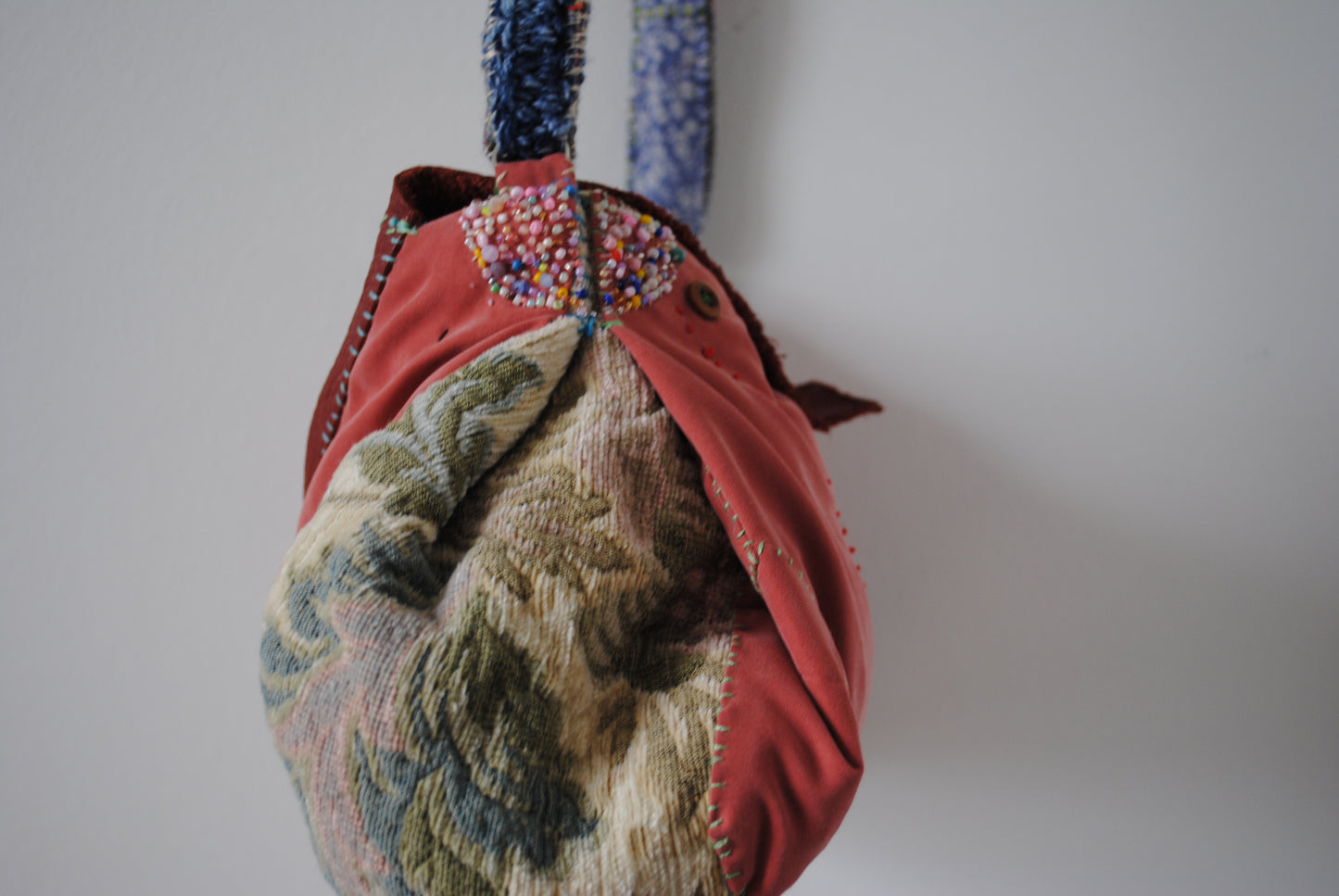 Bag Hand-sewn bag Fabric Pochette Shoulder bag Slow fashion Handmade 2018
