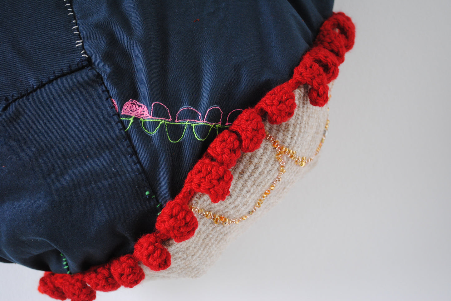 Bag   手縫いのバッグ　布製　スローファッション　ハンドメイド　2015
