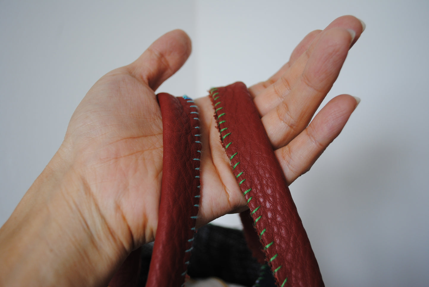 Bag   手縫いのバッグ　布製　スローファッション　ハンドメイド　2015
