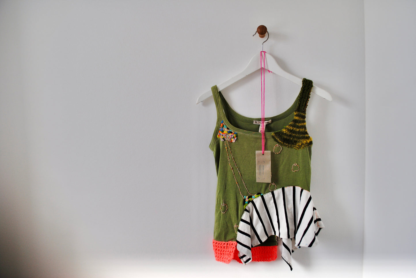 Remake camisole, vintage clothing remake, makeover 2016