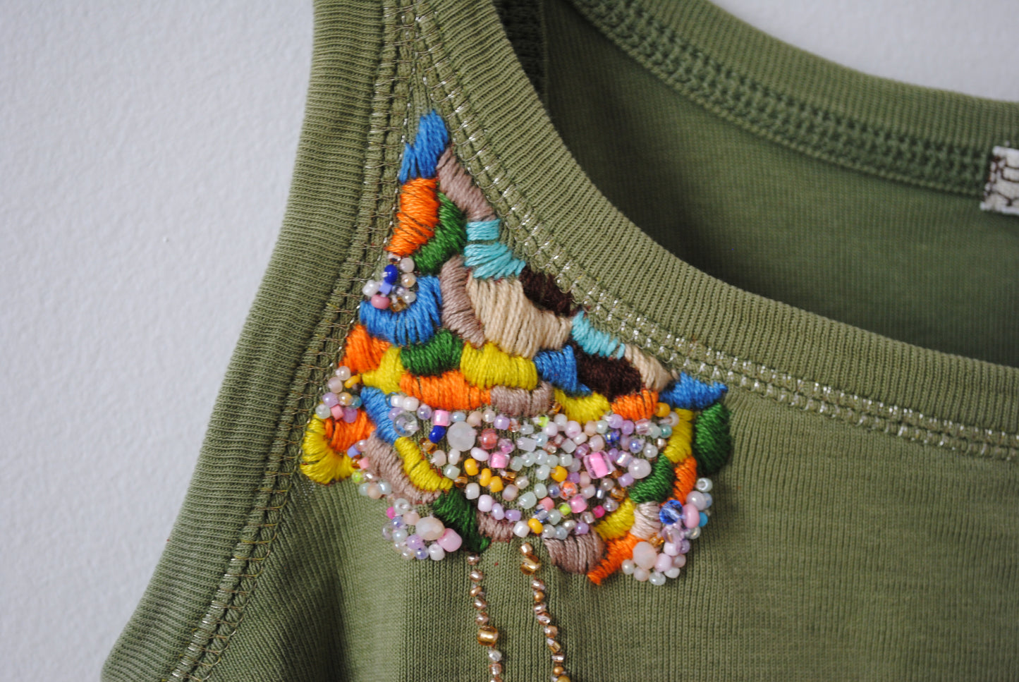 Remake camisole, vintage clothing remake, makeover 2016