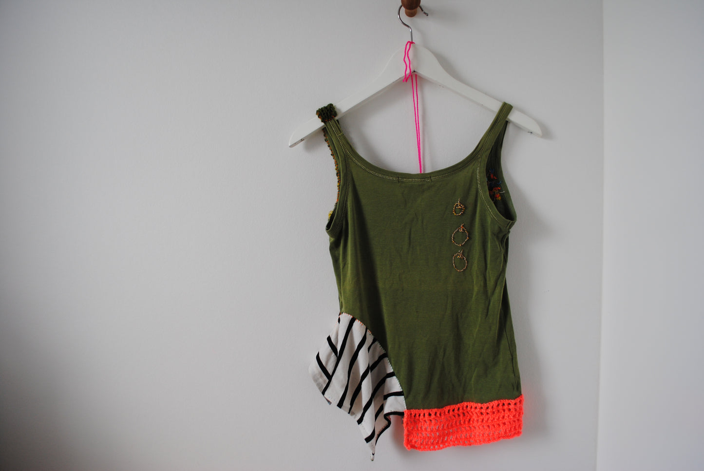 Remake camisole, vintage clothing remake, makeover 2016