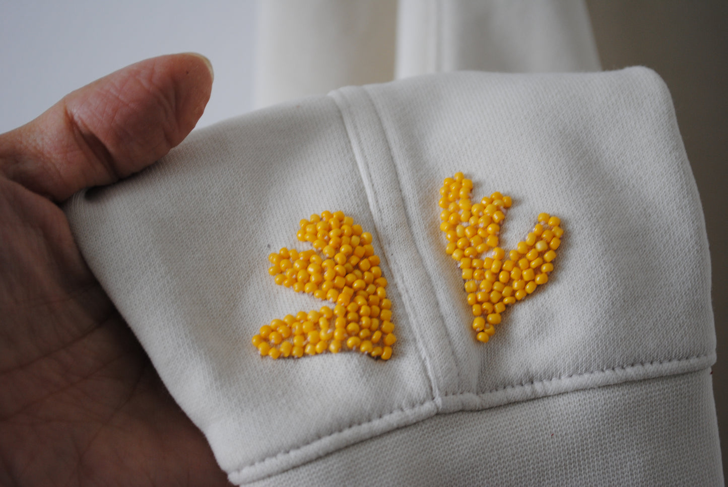 古着リメイク　布製　スローファッション　刺繍　手刺繍　再生　ハンドメイド　2017