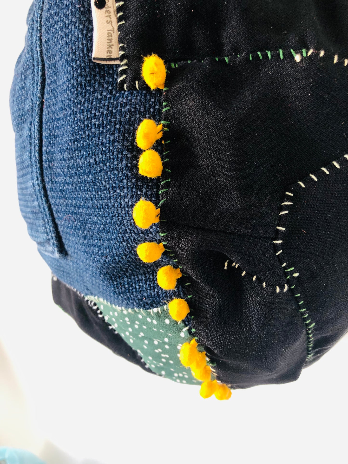 Bag Hand-sewn cloth tote bag Slow fashion Handmade 2474