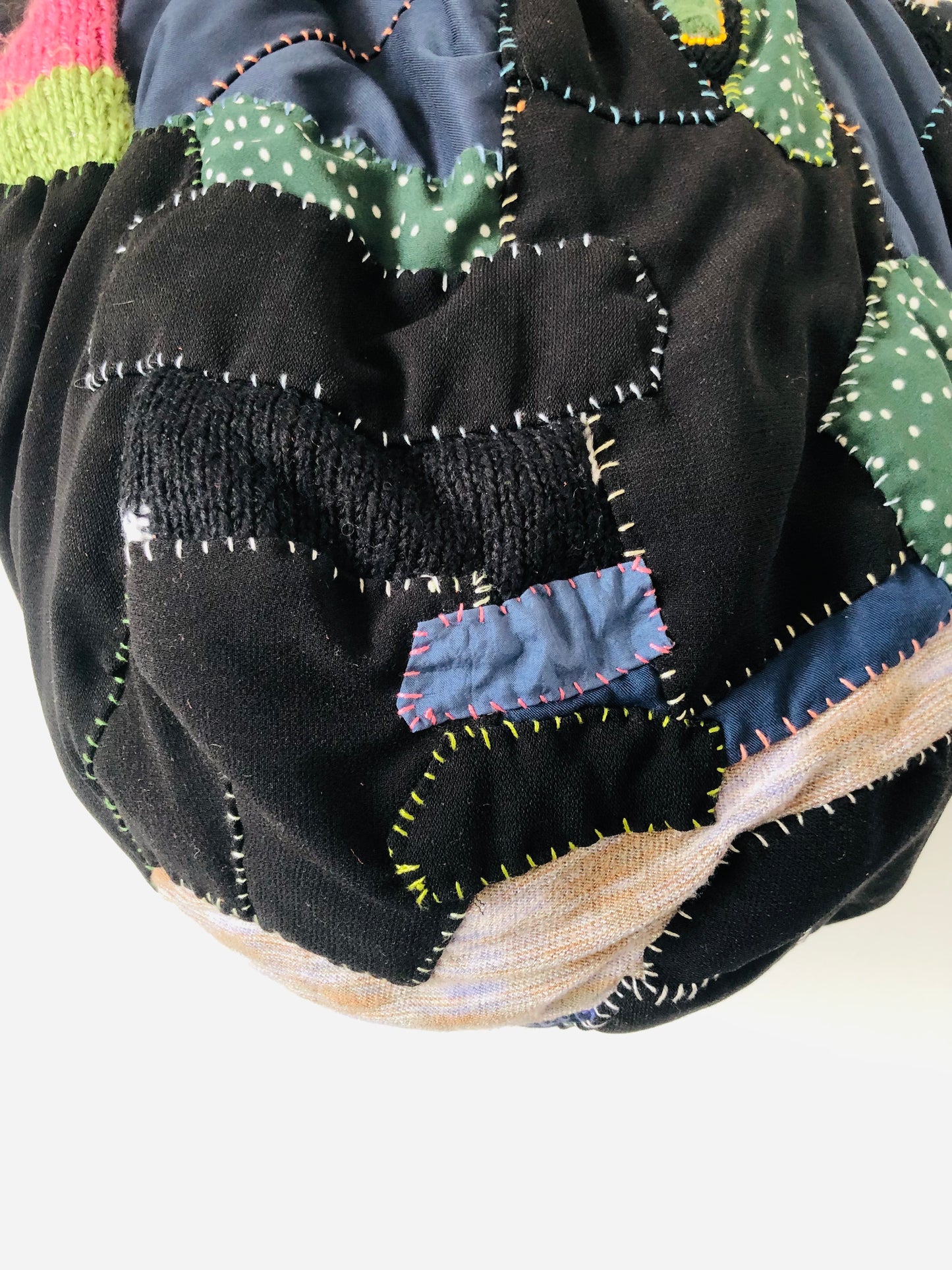 Bag Hand-sewn cloth tote bag Slow fashion Handmade 2474