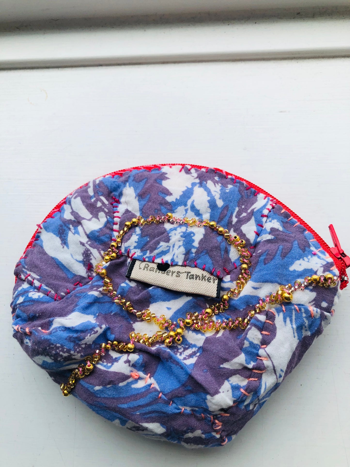 coin-purse 小物入れ　カード入れ　布製　コインケース　スローファッション　小銭入れ　ハンドメイド　2479