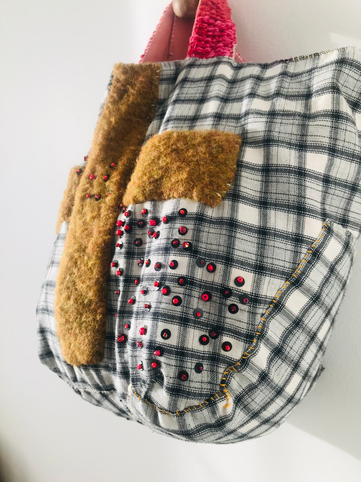 Bag Hand-sewn bag Fabric Slow fashion Handmade 1929