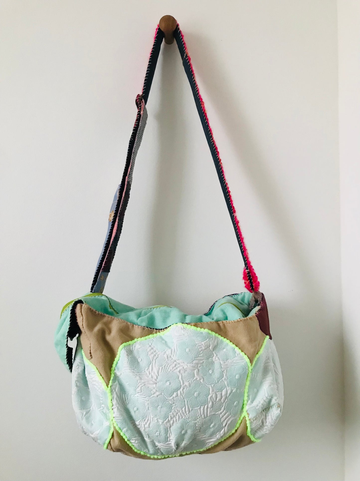 Bag Hand-sewn bag Pochette Fabric Slow fashion Handmade 1933