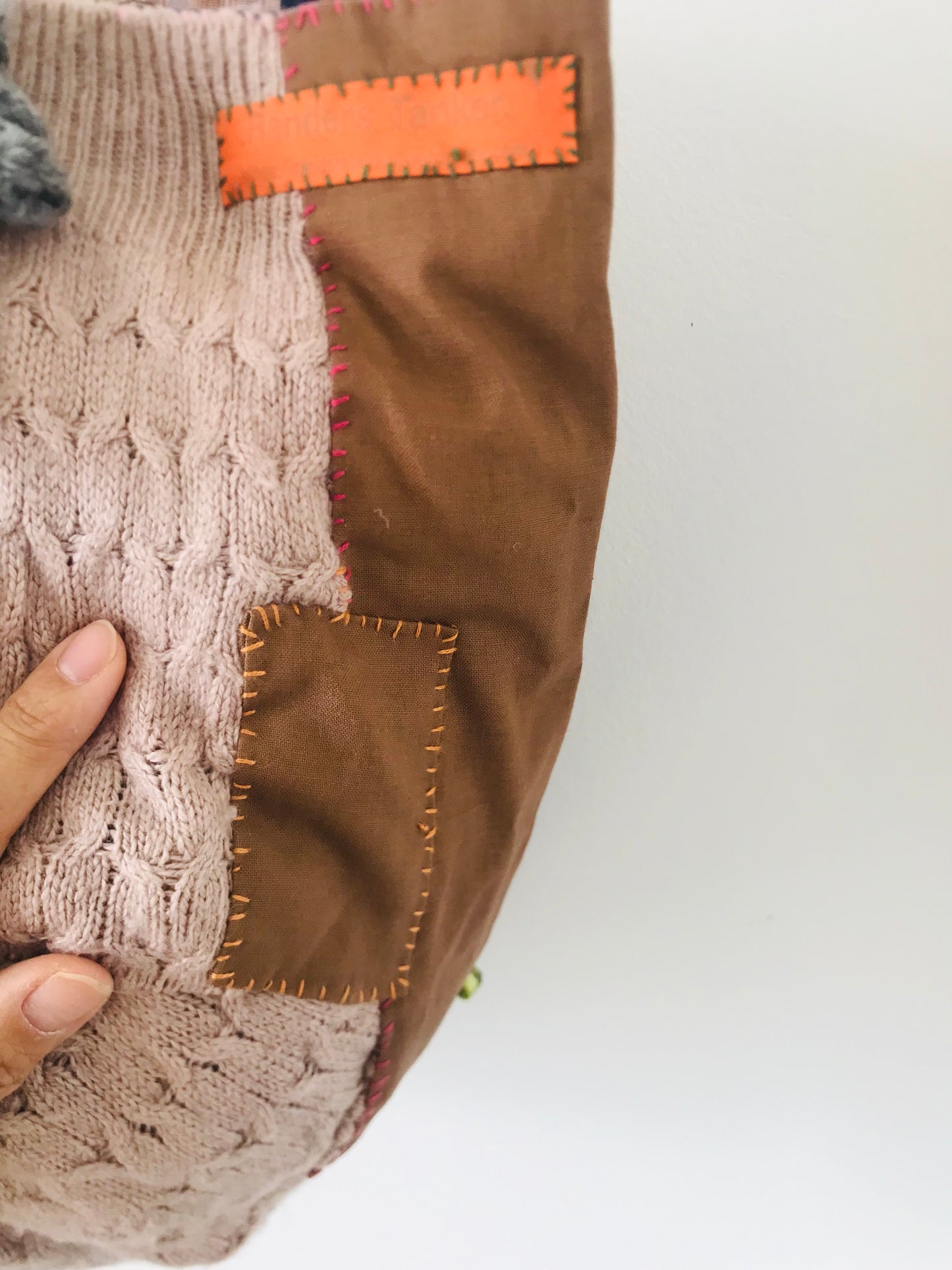 Bag Hand-sewn bag Fabric Slow fashion Handmade 2035