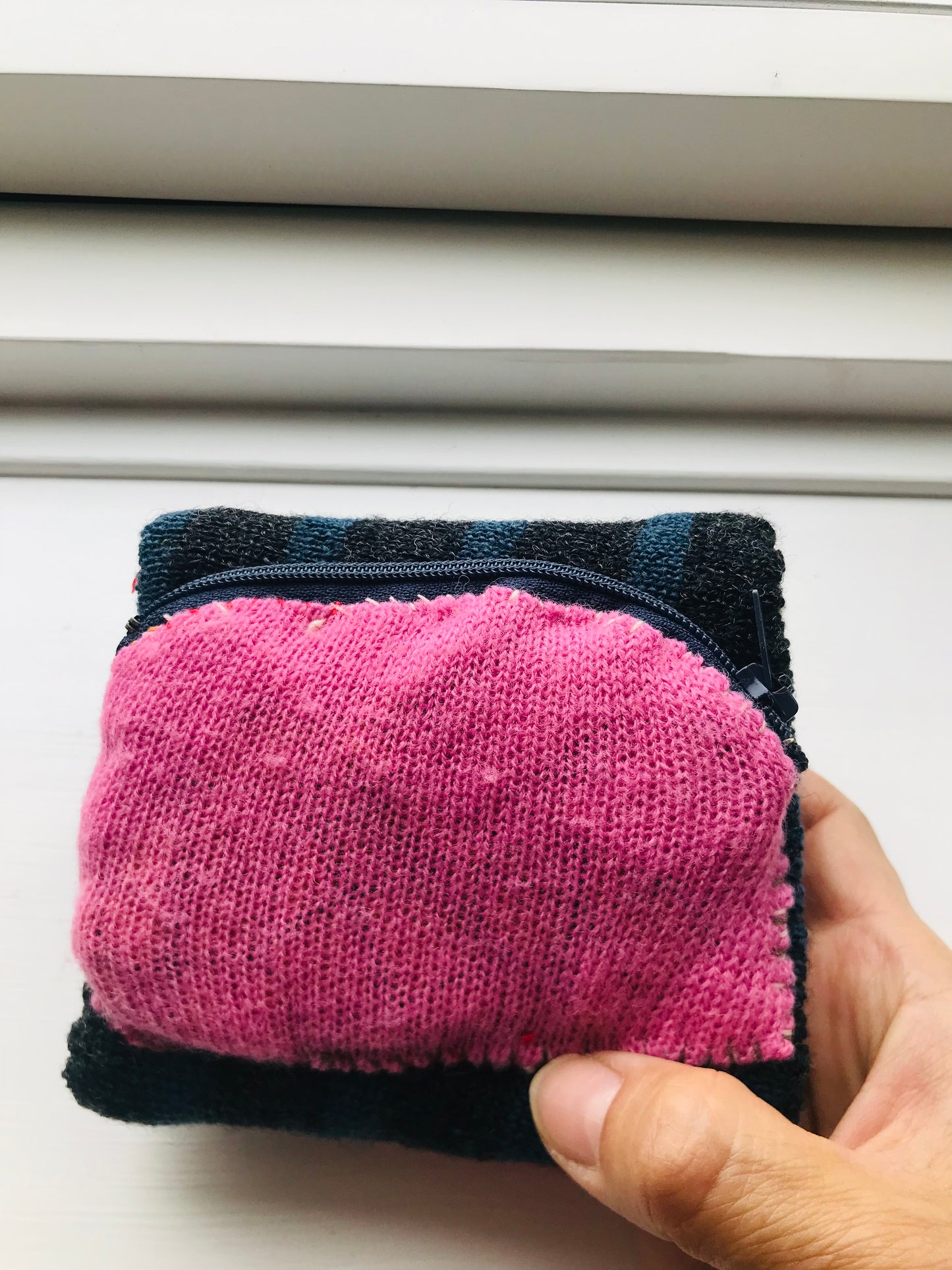 Wallet Fabric Wallet Handmade Hand-sewn Embroidered Patchwork Bi-fold 2055