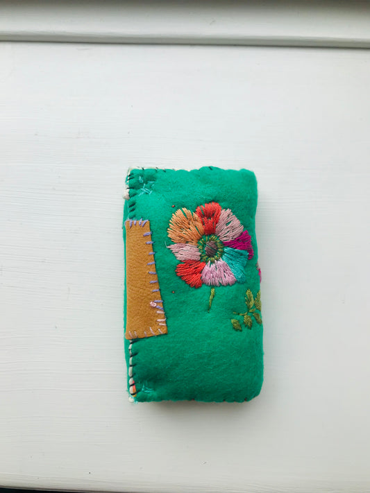 Keyholder Hand-sewn 4-piece key holder Made of fabric Slow fashion Handmade 2036