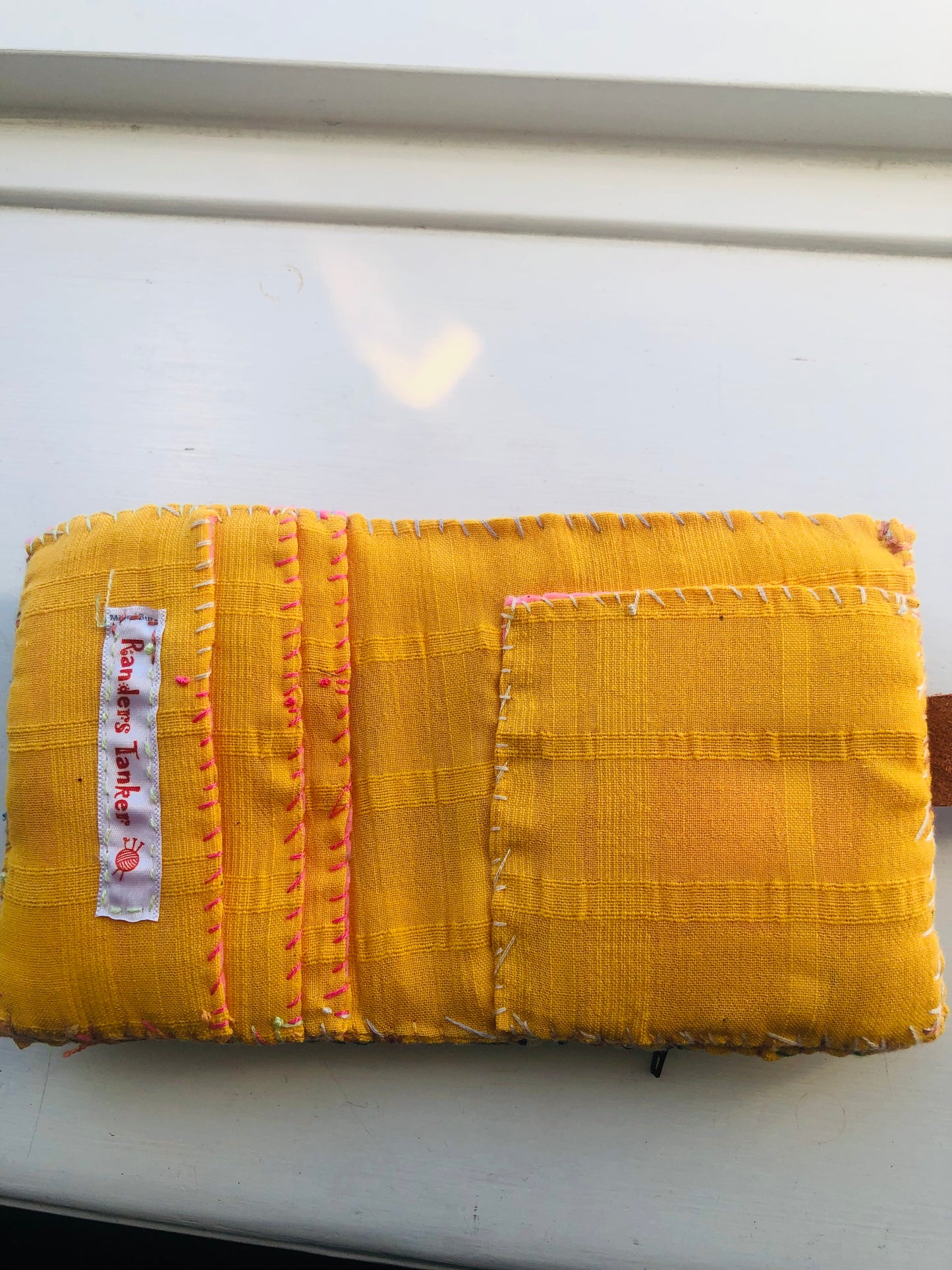 Wallet, fabric wallet, handmade, hand-sewn, embroidered, patchwork, bifold, 2441