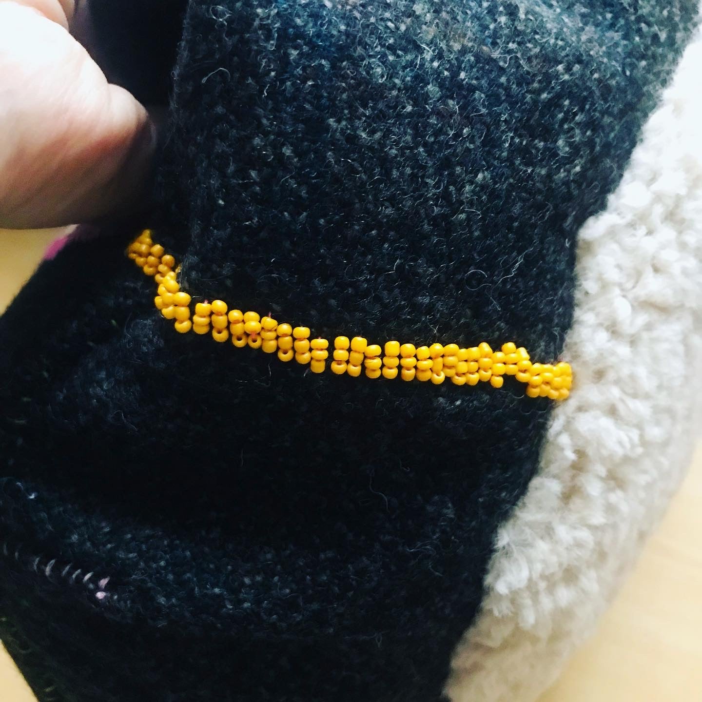 Håndsyet stoftaske, slow fashion, håndlavet, 1922