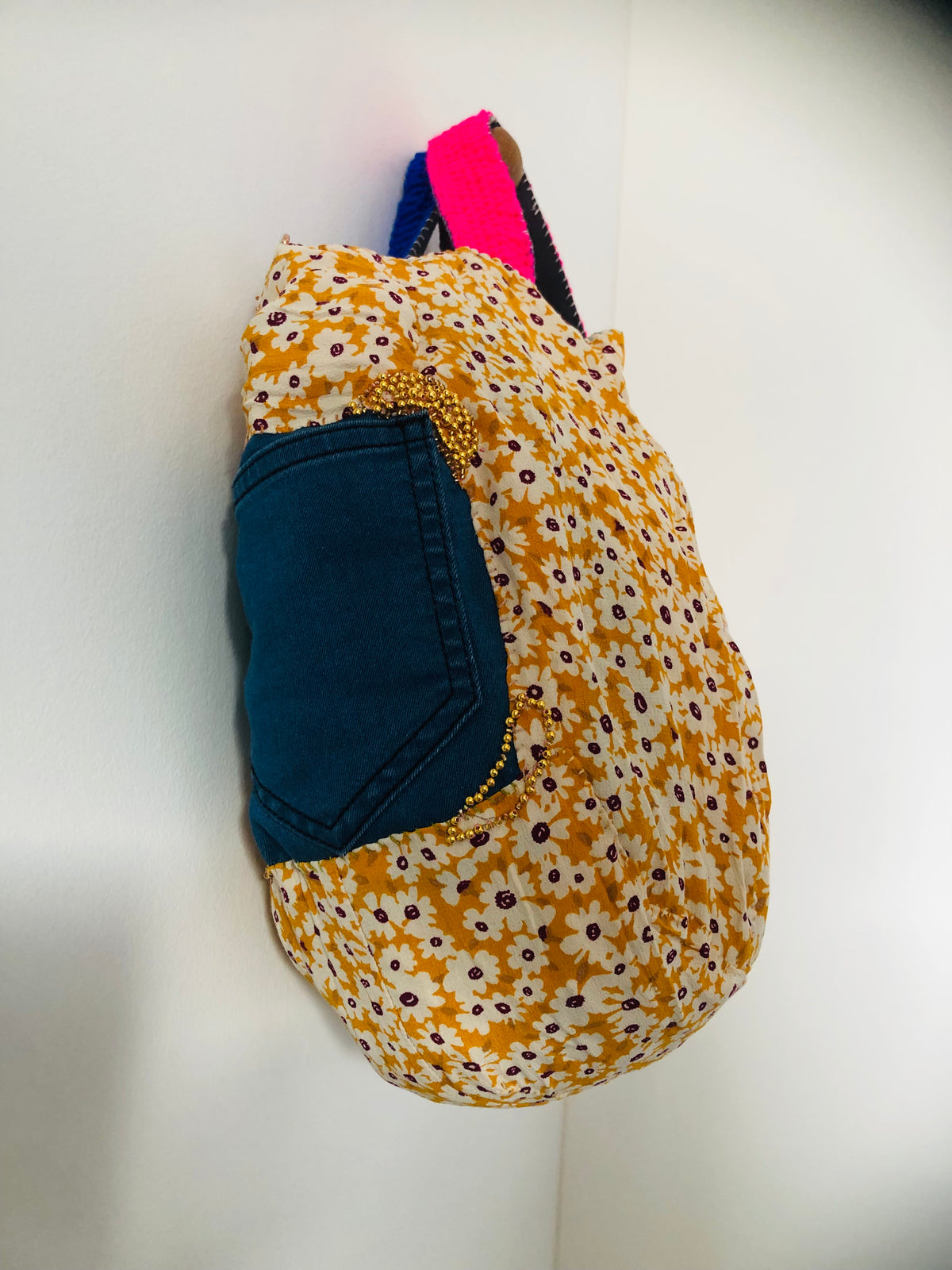 Bag Hand-sewn bag, fabric, tote bag, slow fashion, handmade, 2537