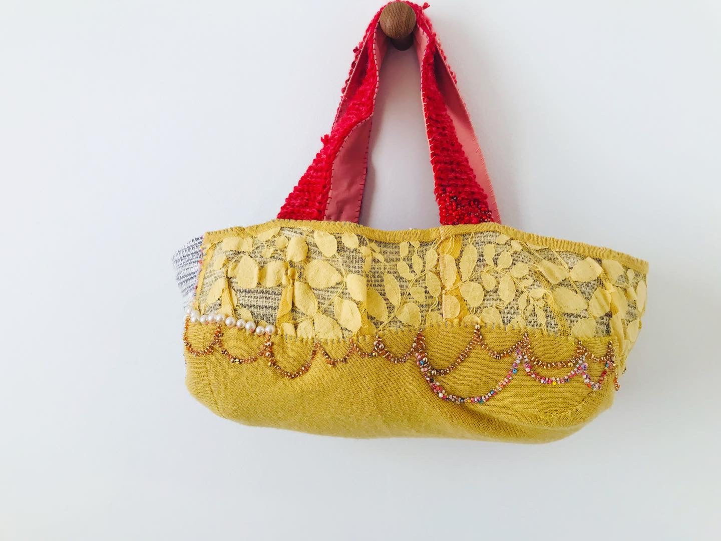 Bag Hand-sewn bag Fabric Slow fashion Handmade 1921