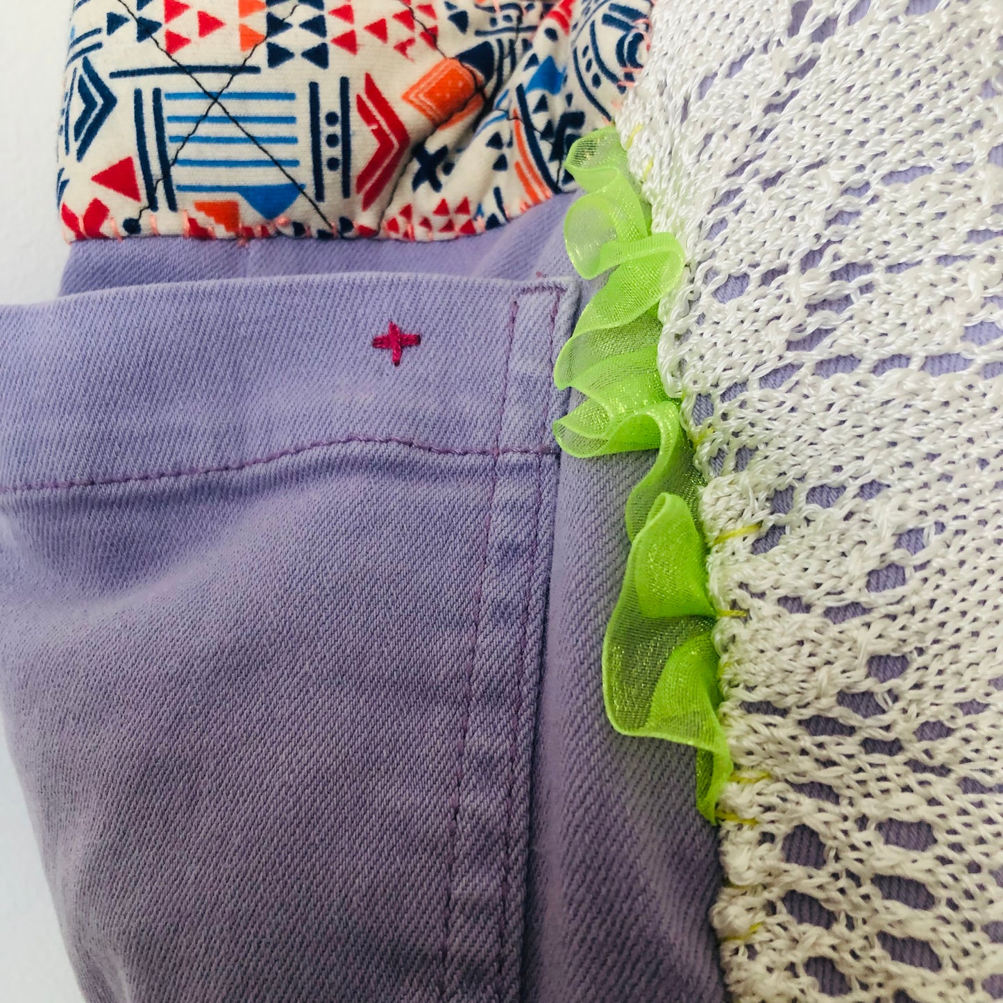 Bag Hand-sewn cloth tote bag Slow fashion Handmade 2423