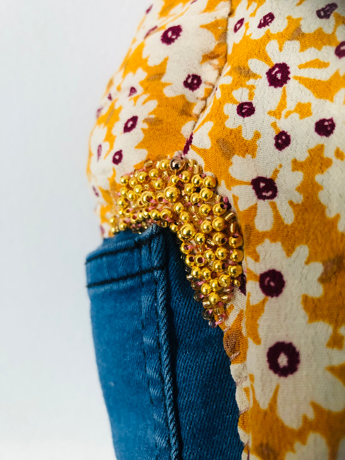 Bag Hand-sewn bag, fabric, tote bag, slow fashion, handmade, 2537