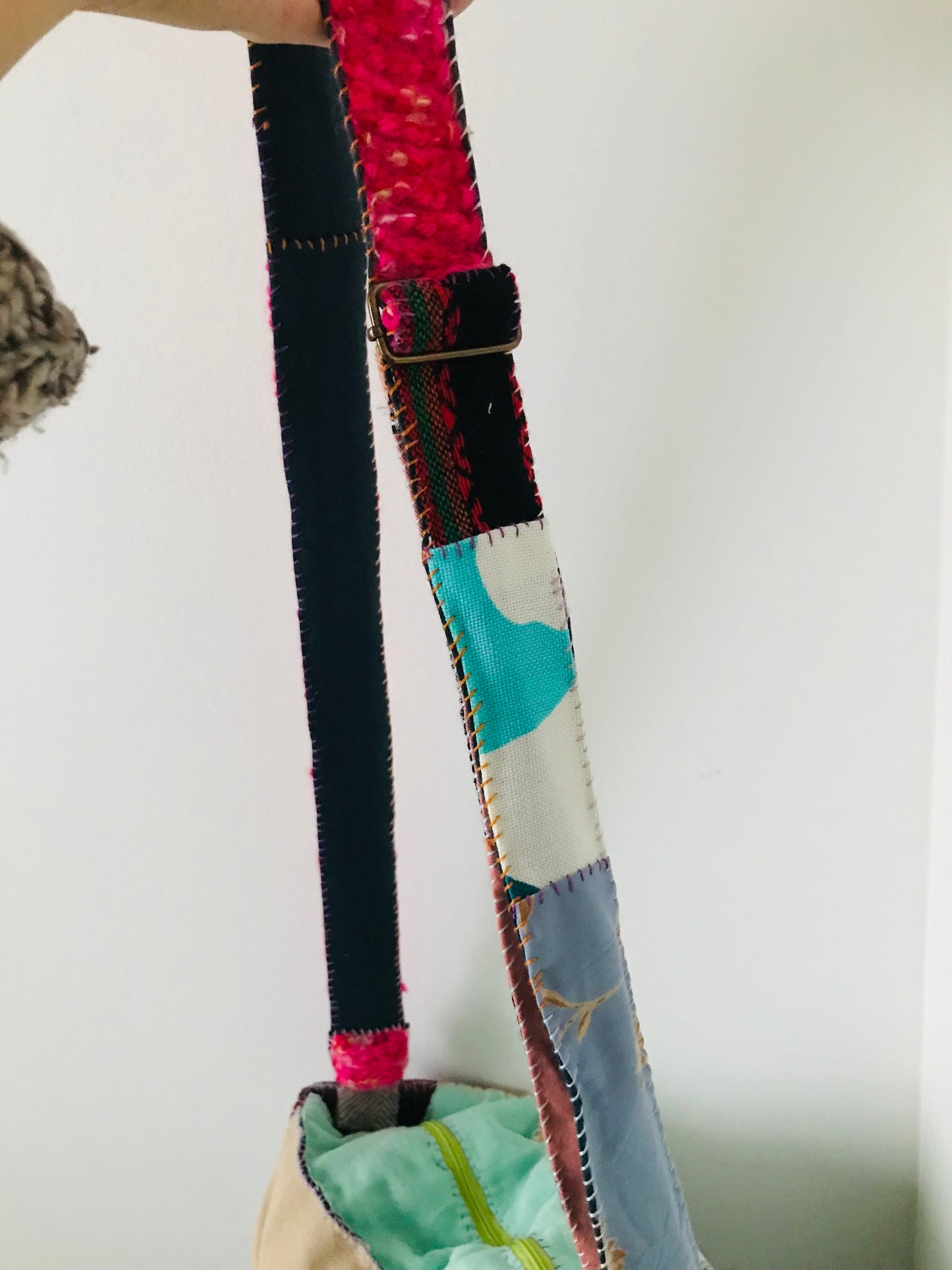 Bag Hand-sewn bag Pochette Fabric Slow fashion Handmade 1933