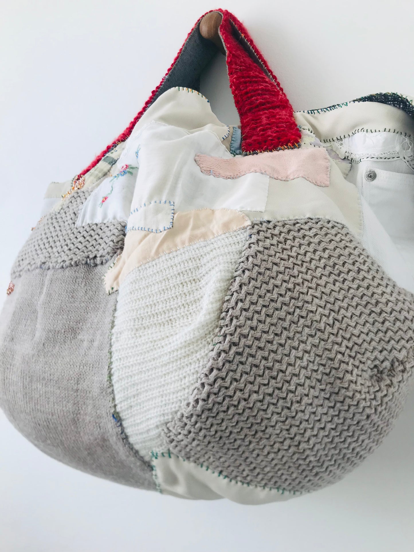 Bag Hand-sewn bag Fabric Slow fashion Handmade 2002