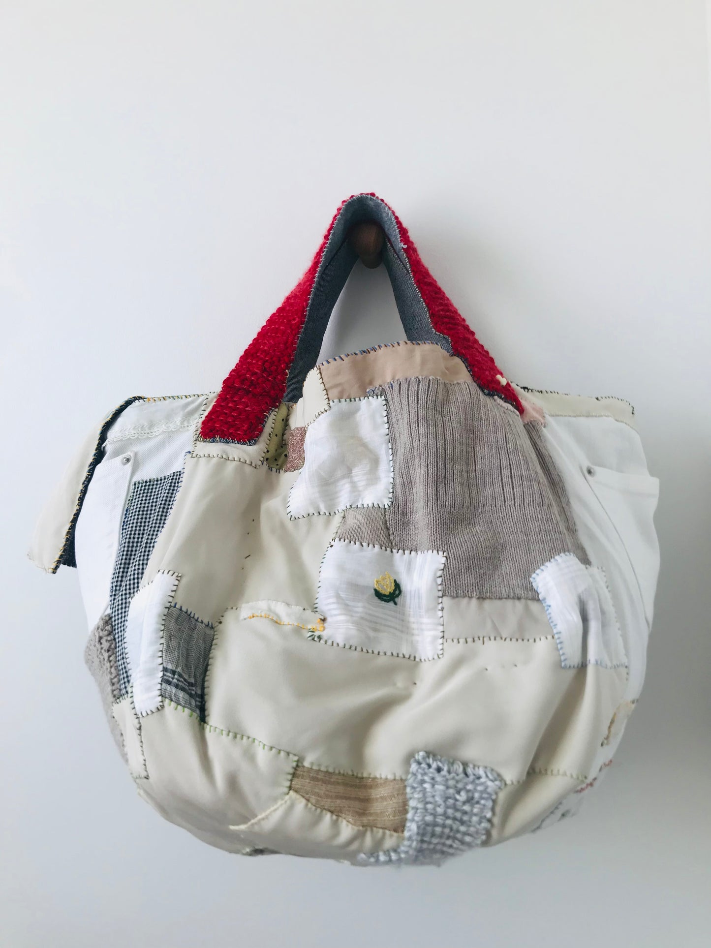 Bag Hand-sewn bag Fabric Slow fashion Handmade 2002