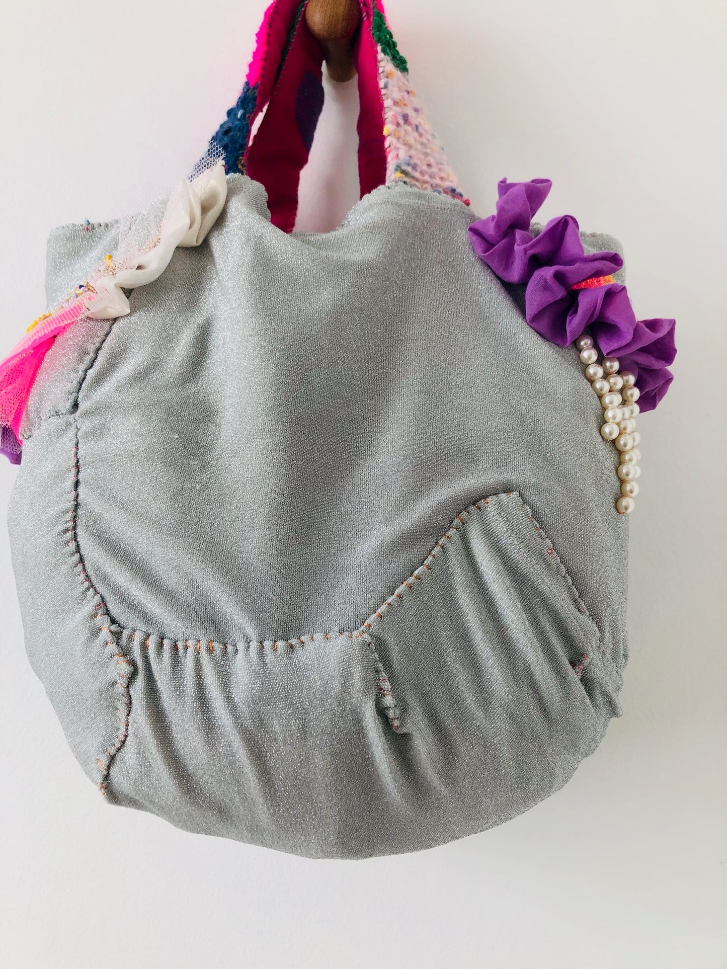 【Reserved items ご予約品】Mami様　ご注文品　Bag 手縫いのバッグ　布製　スローファッション　ハンドメイド　2077
