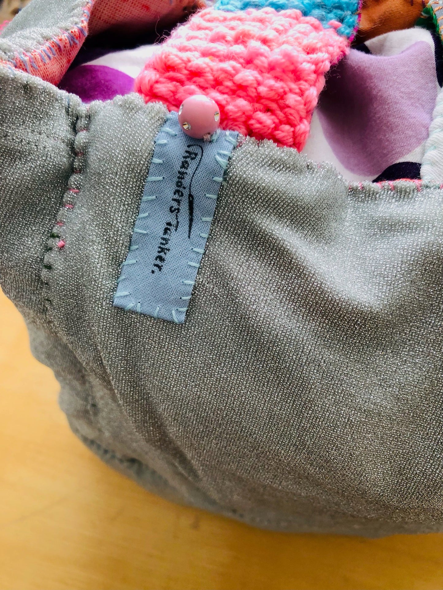 【Reserved items ご予約品】Mami様　ご注文品　Bag 手縫いのバッグ　布製　スローファッション　ハンドメイド　2077