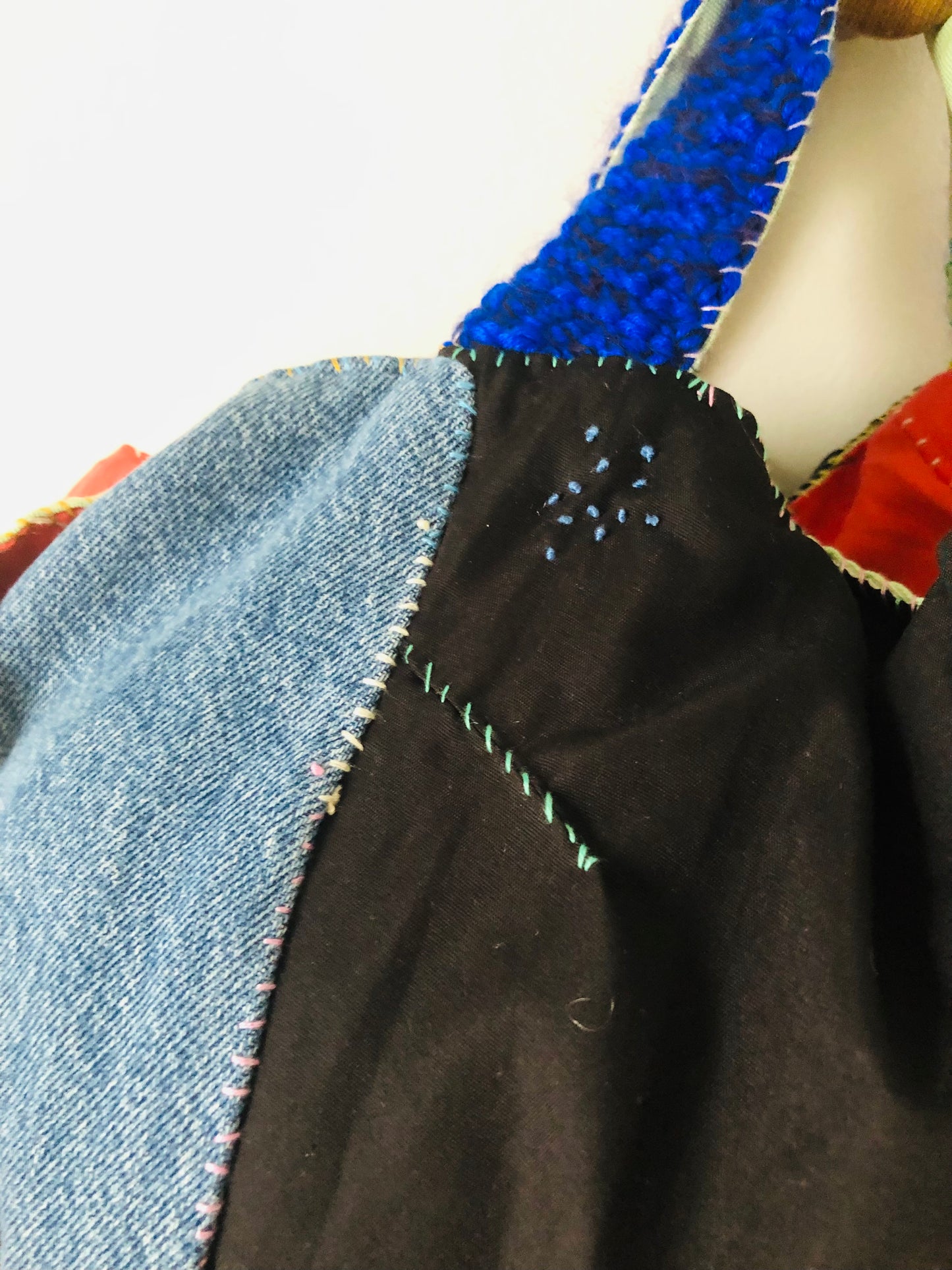 Bag 手縫いのバッグ　布製　トートバッグ　スローファッション　ハンドメイド　2386