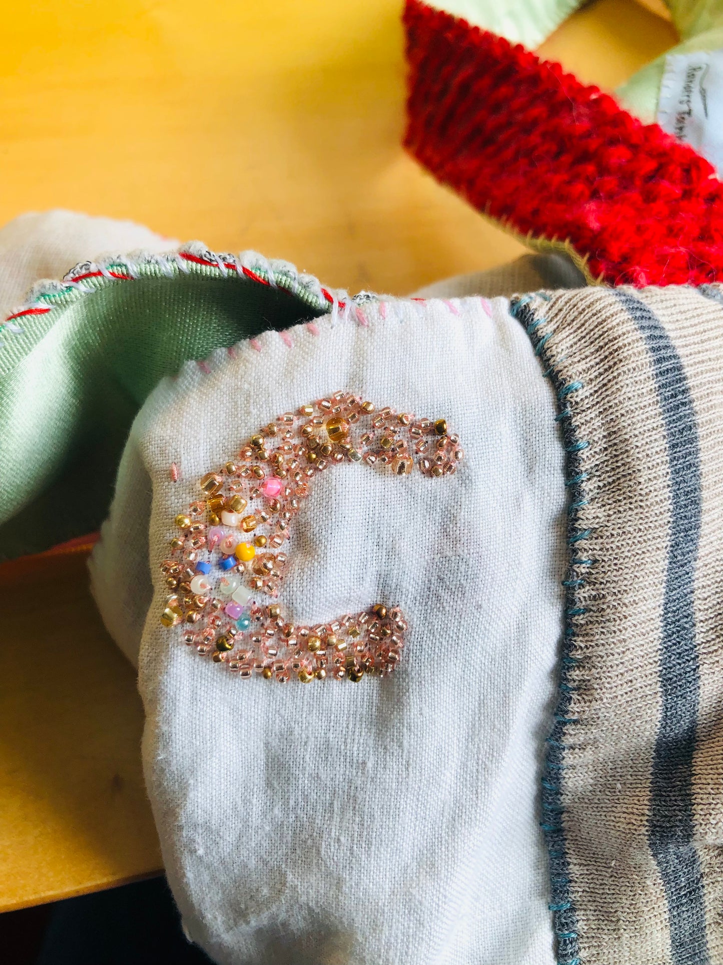 [Reserved items] Cris' order Bag Hand-sewn bag Fabric Slow fashion Handmade 2087