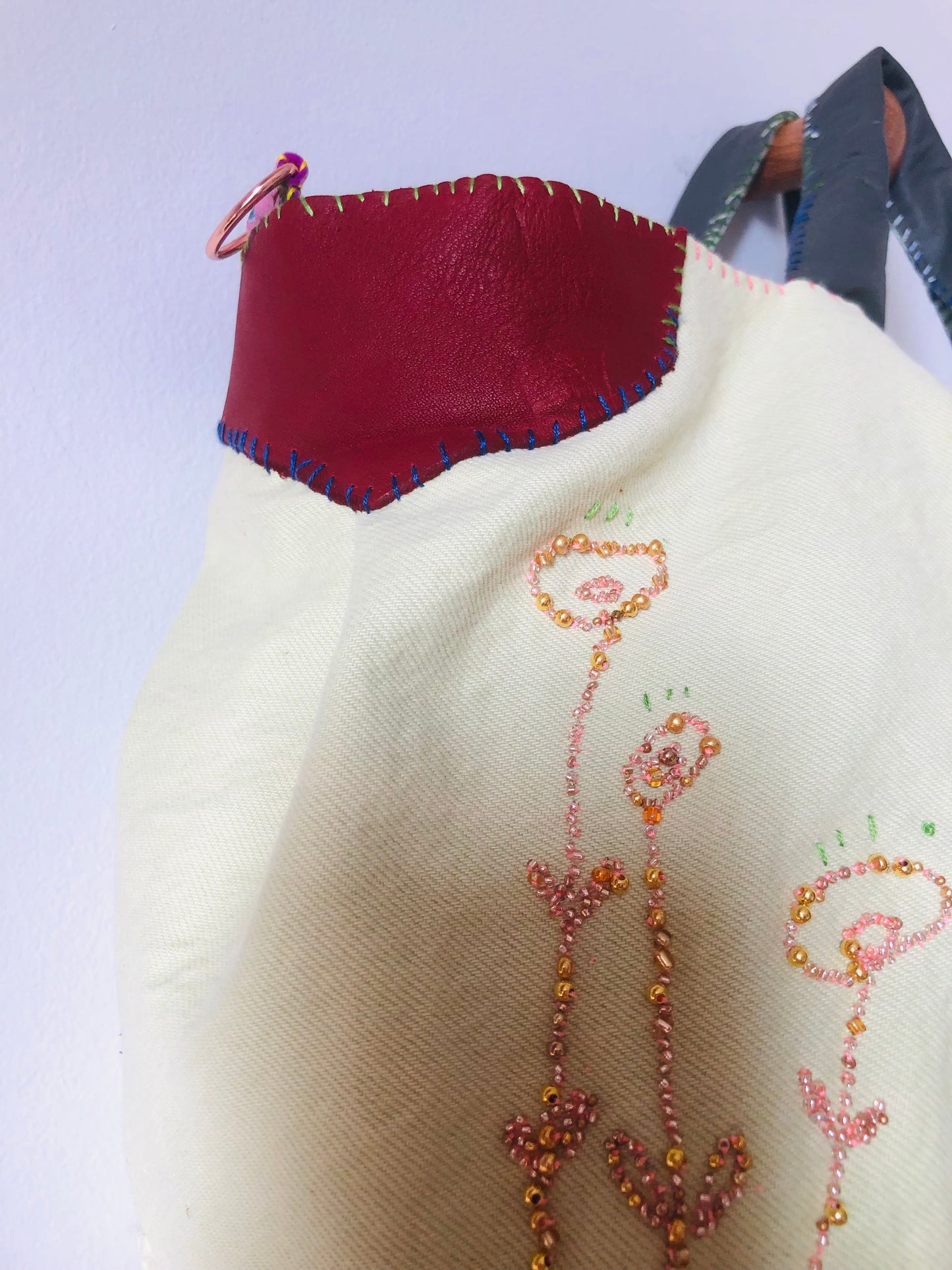 Bag 手縫いのバッグ　【抽選販売】　布製　トートバッグ　スローファッション　ハンドメイド　2400