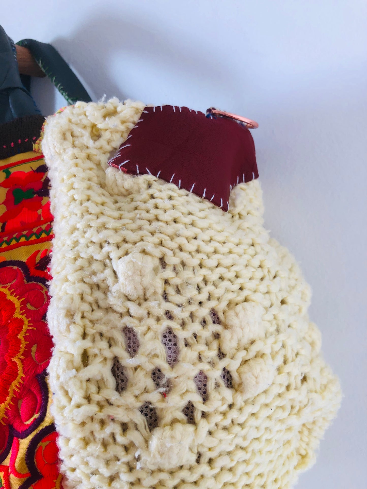 Bag 手縫いのバッグ　【抽選販売】　布製　トートバッグ　スローファッション　ハンドメイド　2400