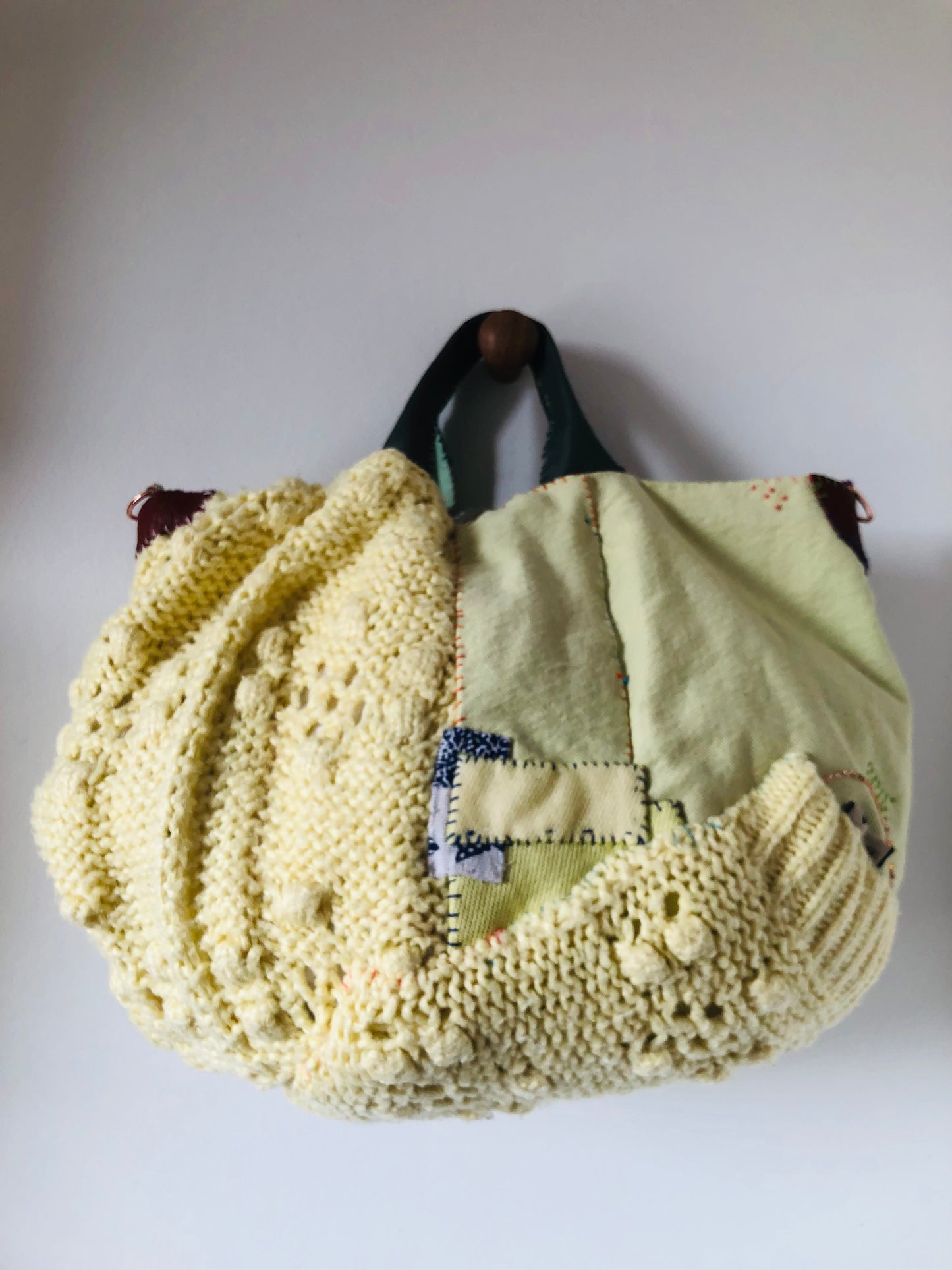 Bag 手縫いのバッグ　【抽選販売】　布製　トートバッグ　スローファッション　ハンドメイド　2400