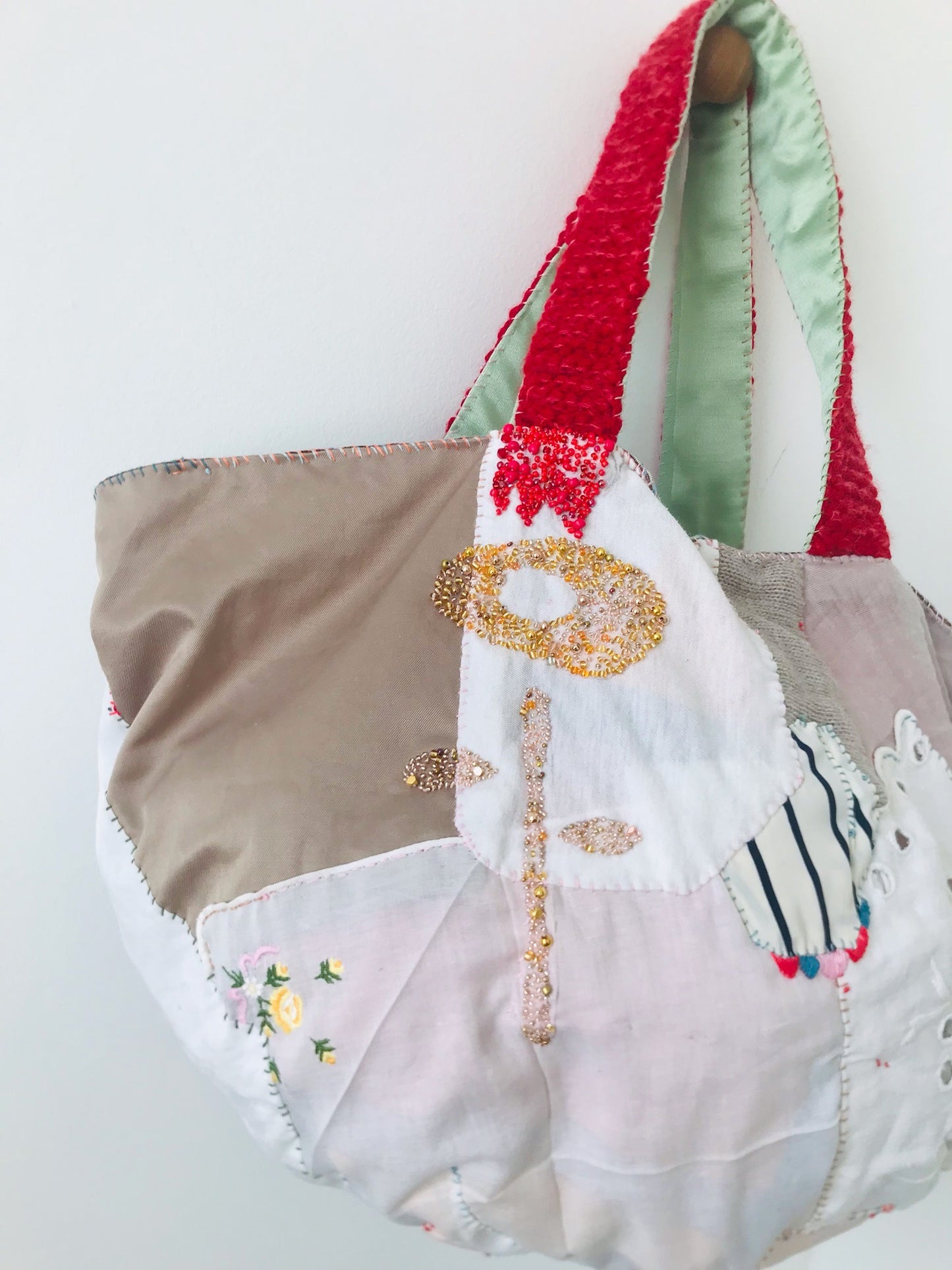 【Reserved items ご予約品】Sutthiwan 様　ご注文品　Bag 手縫いのバッグ　布製　スローファッション　ハンドメイド　2068