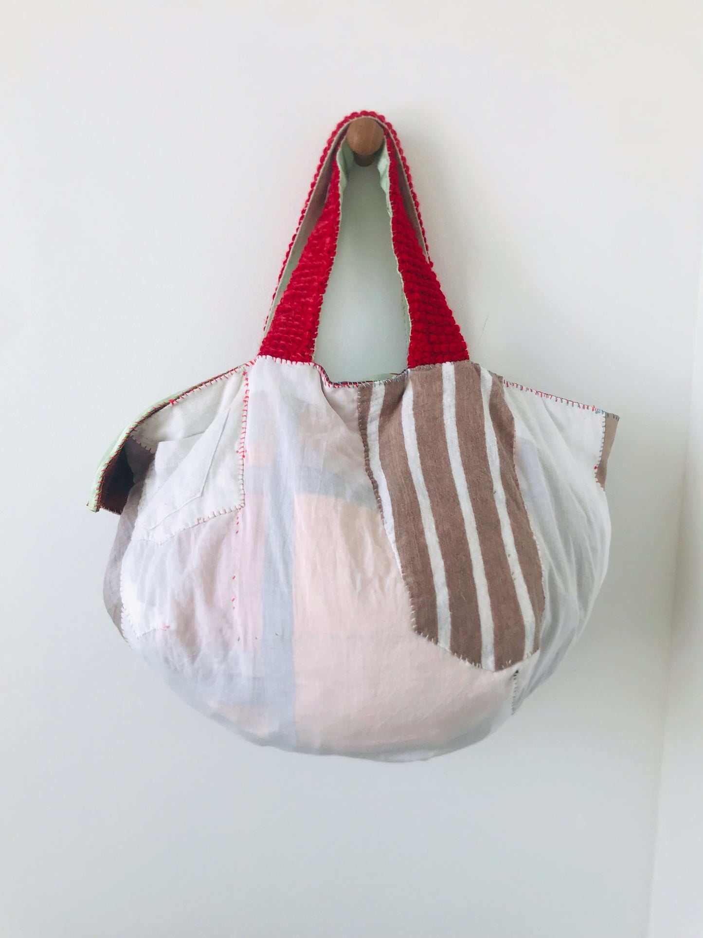 【Reserved items ご予約品】Sutthiwan 様　ご注文品　Bag 手縫いのバッグ　布製　スローファッション　ハンドメイド　2068