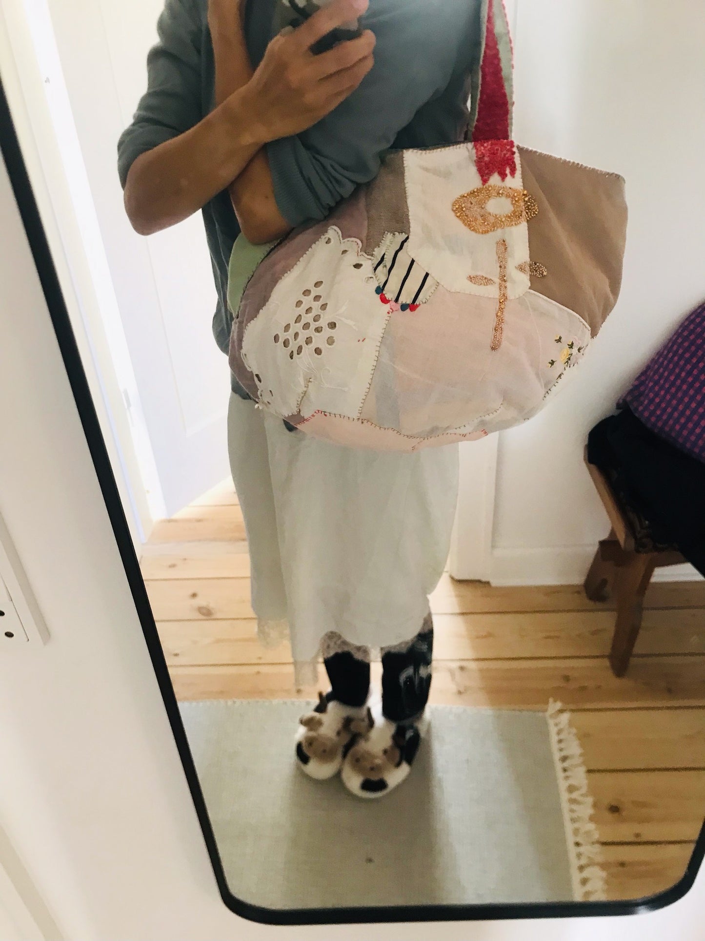 【Reserved items ご予約品】Sutthiwan 様　ご注文品　Bag 手縫いのバッグ　布製　スローファッション　ハンドメイド　2068