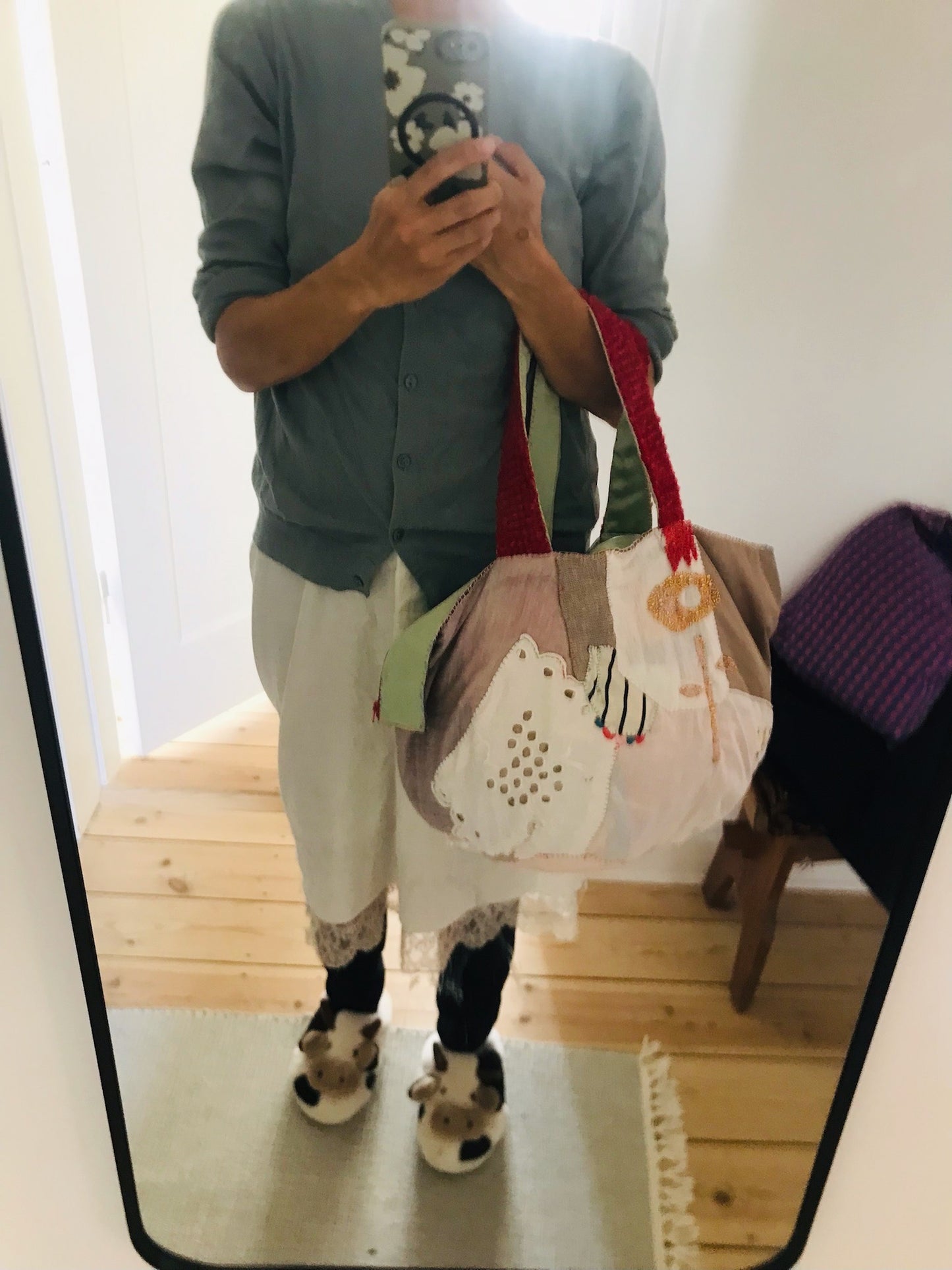 【Reserved items ご予約品】Sutthiwan 様　ご注文品　Bag 手縫いのバッグ　布製　スローファッション　ハンドメイド　2068