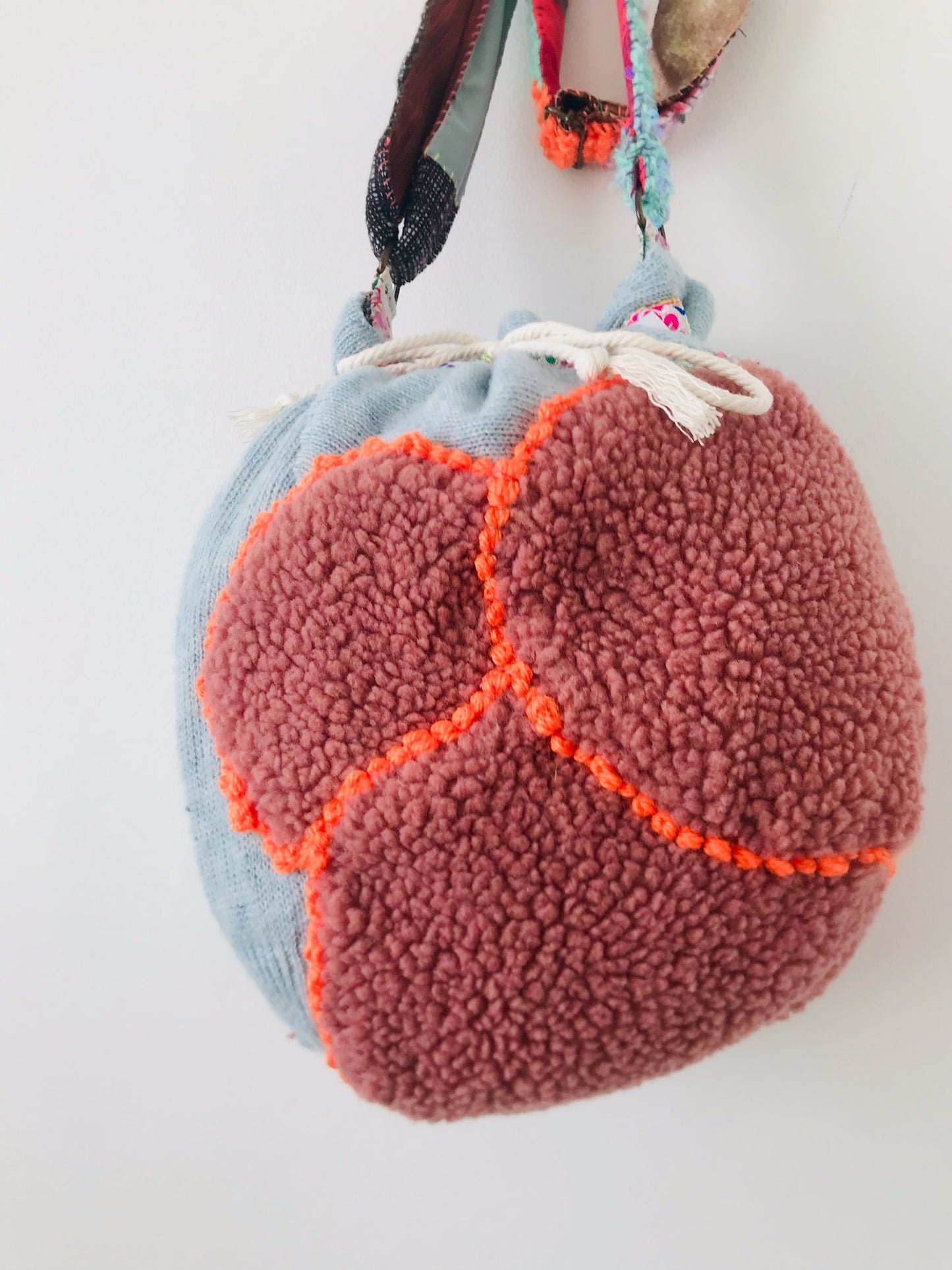 【Reserved items ご予約品】tanpopo様　ご注文品　Bag 手縫いのバッグ　布製　スローファッション　ハンドメイド　2070