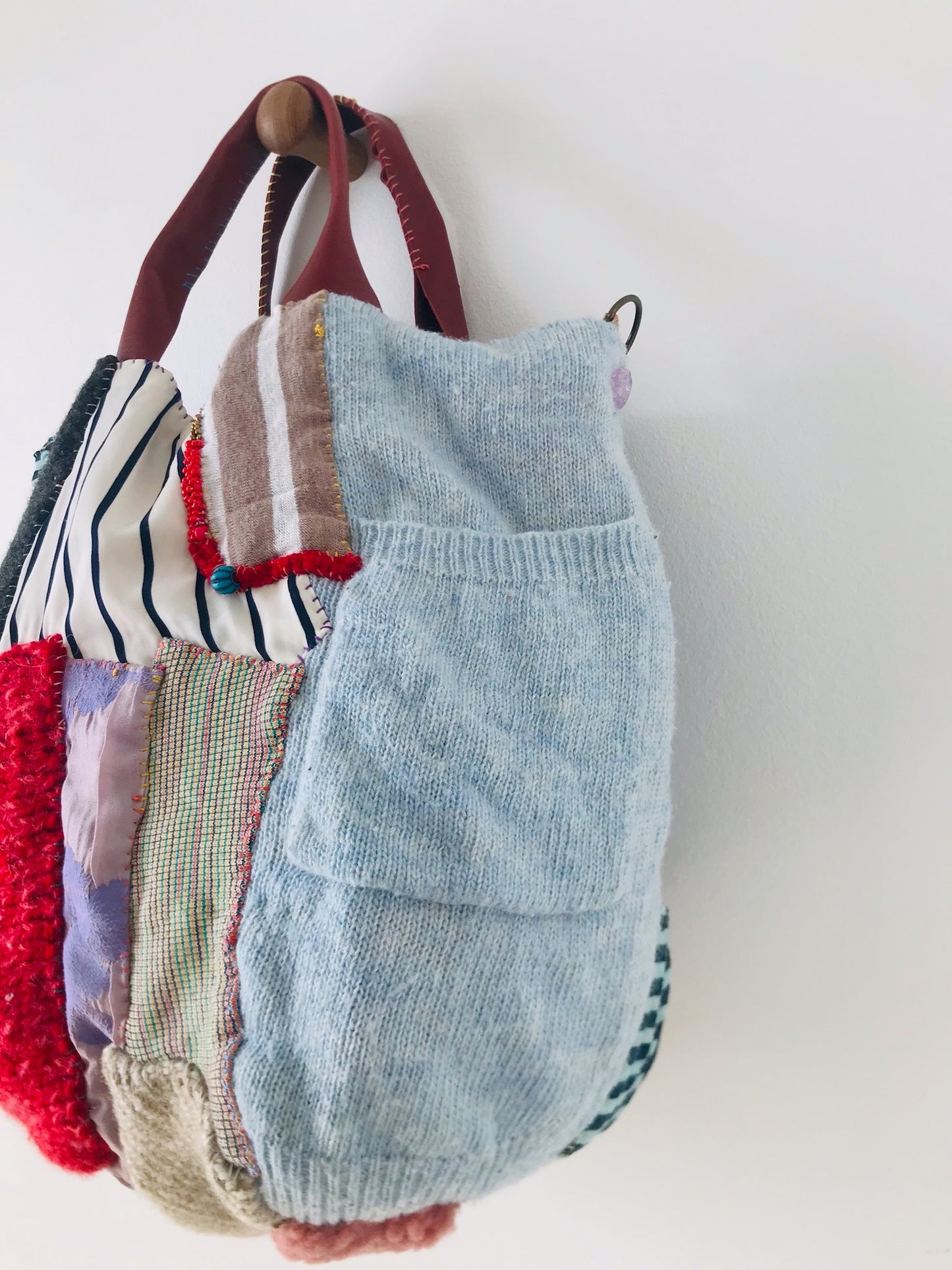【Reserved items ご予約品】Udi様　ご注文品　Bag 手縫いのバッグ　布製　スローファッション　ハンドメイド　2071