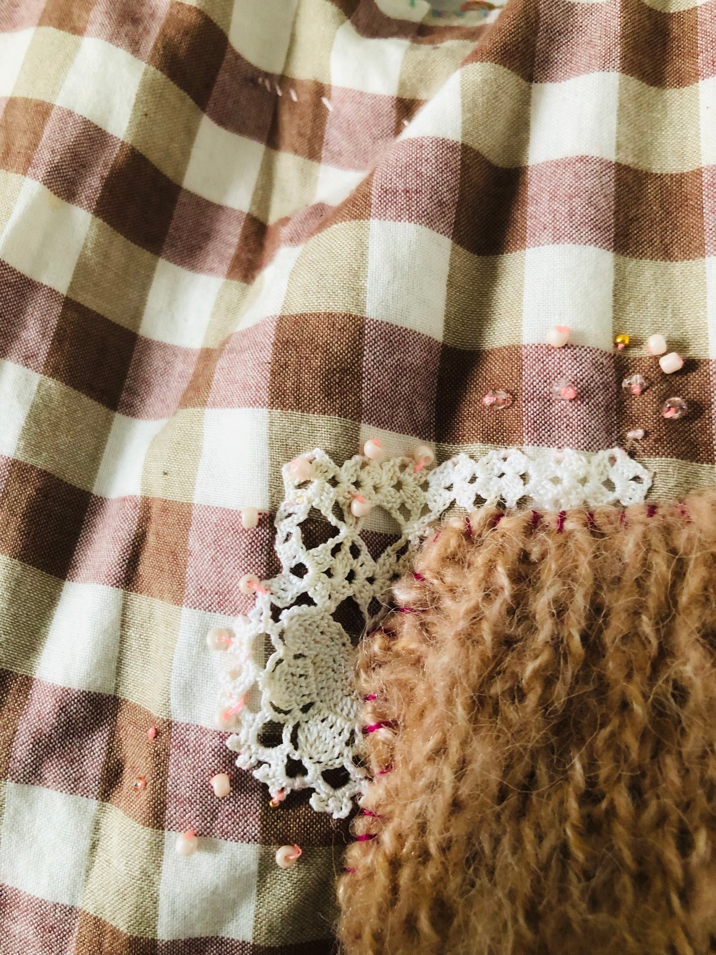 Bag 手縫いのバッグ　【抽選販売】　布製　トートバッグ　スローファッション　ワンハンドルバッグ　ハンドメイド　2403