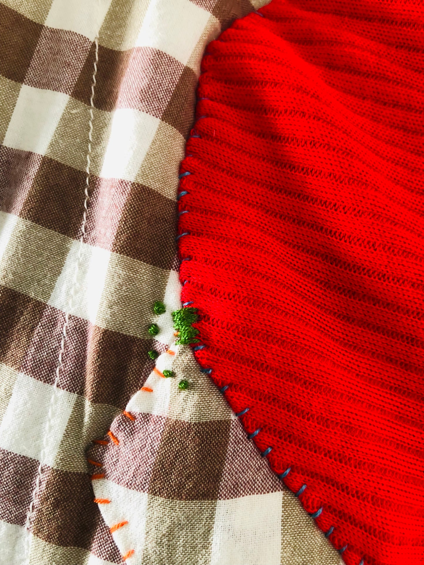 Bag 手縫いのバッグ　【抽選販売】　布製　トートバッグ　スローファッション　ワンハンドルバッグ　ハンドメイド　2403