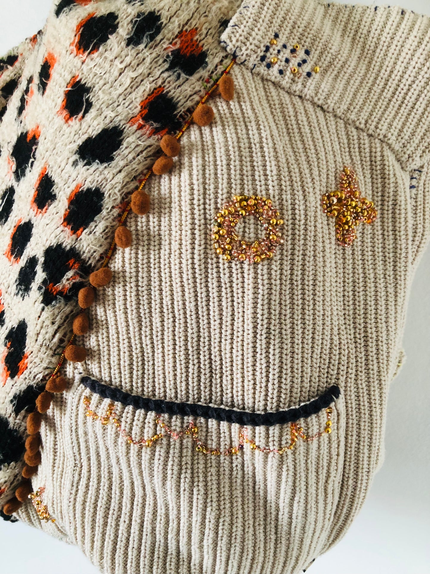 Bag 手縫いのバッグ　【抽選販売】　布製　トートバッグ　スローファッション　ワンハンドルバッグ　ハンドメイド　2399