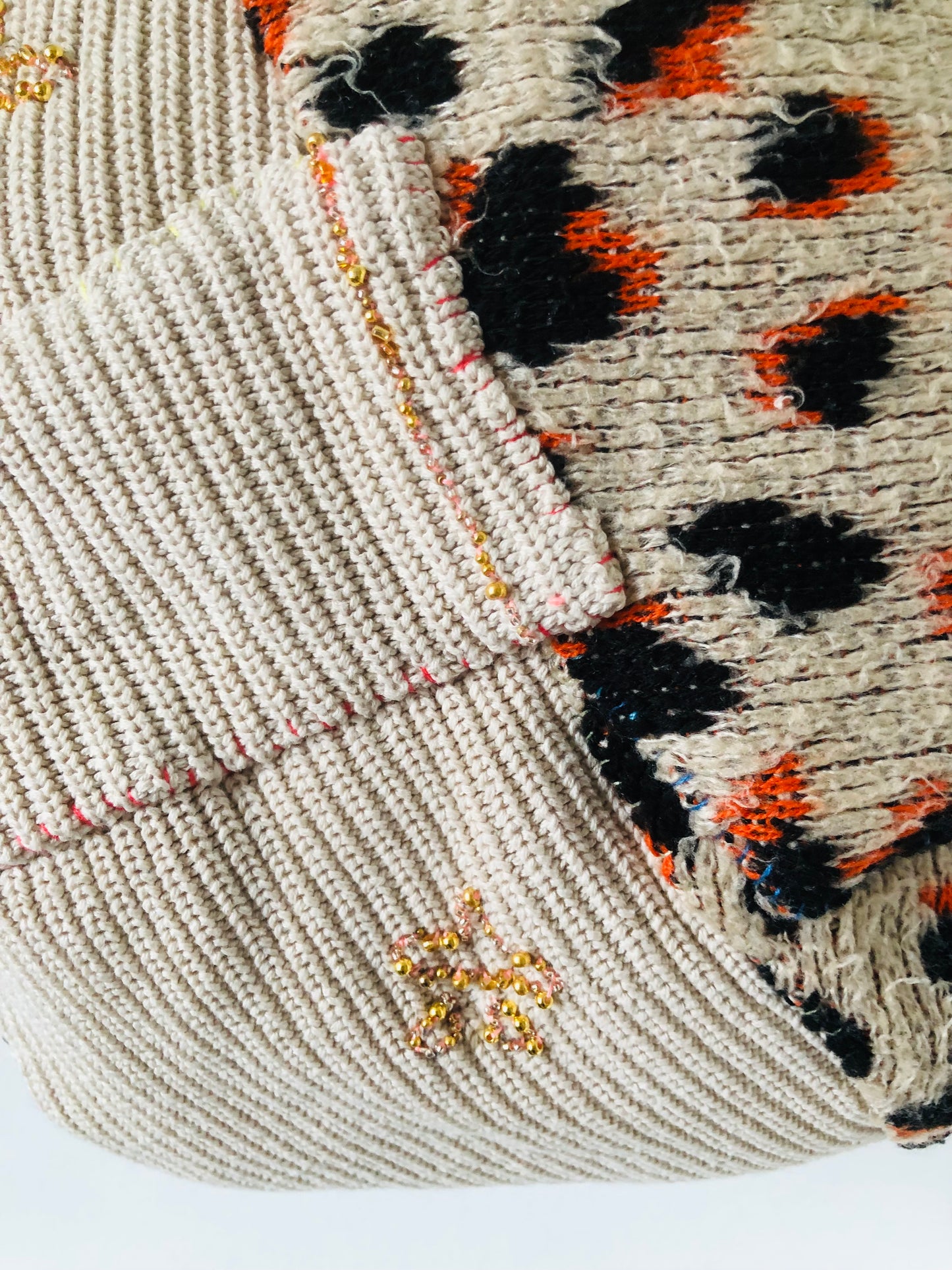 Bag 手縫いのバッグ　【抽選販売】　布製　トートバッグ　スローファッション　ワンハンドルバッグ　ハンドメイド　2399