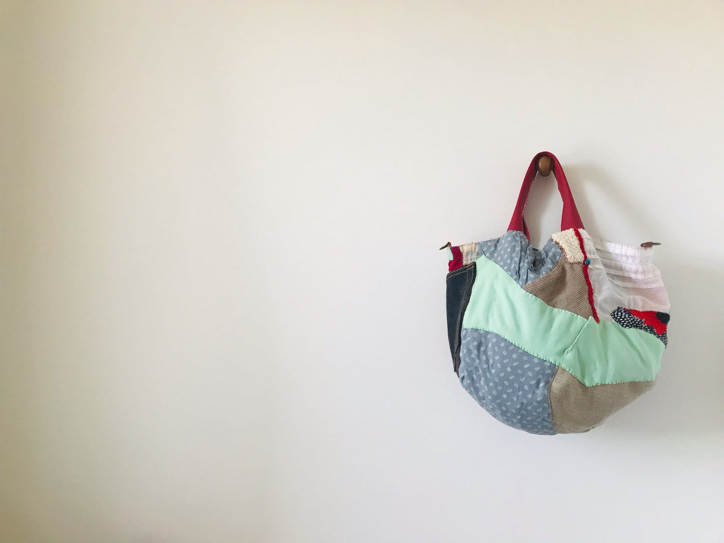 【Reserved items ご予約品】Marghe 様　ご注文品　Bag 手縫いのバッグ　布製　スローファッション　ハンドメイド　2078