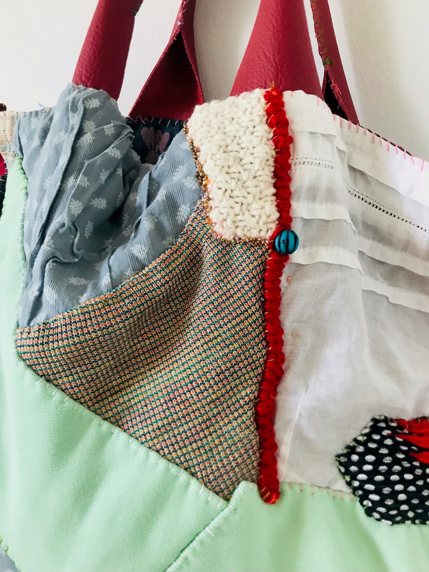 【Reserved items ご予約品】Marghe 様　ご注文品　Bag 手縫いのバッグ　布製　スローファッション　ハンドメイド　2078