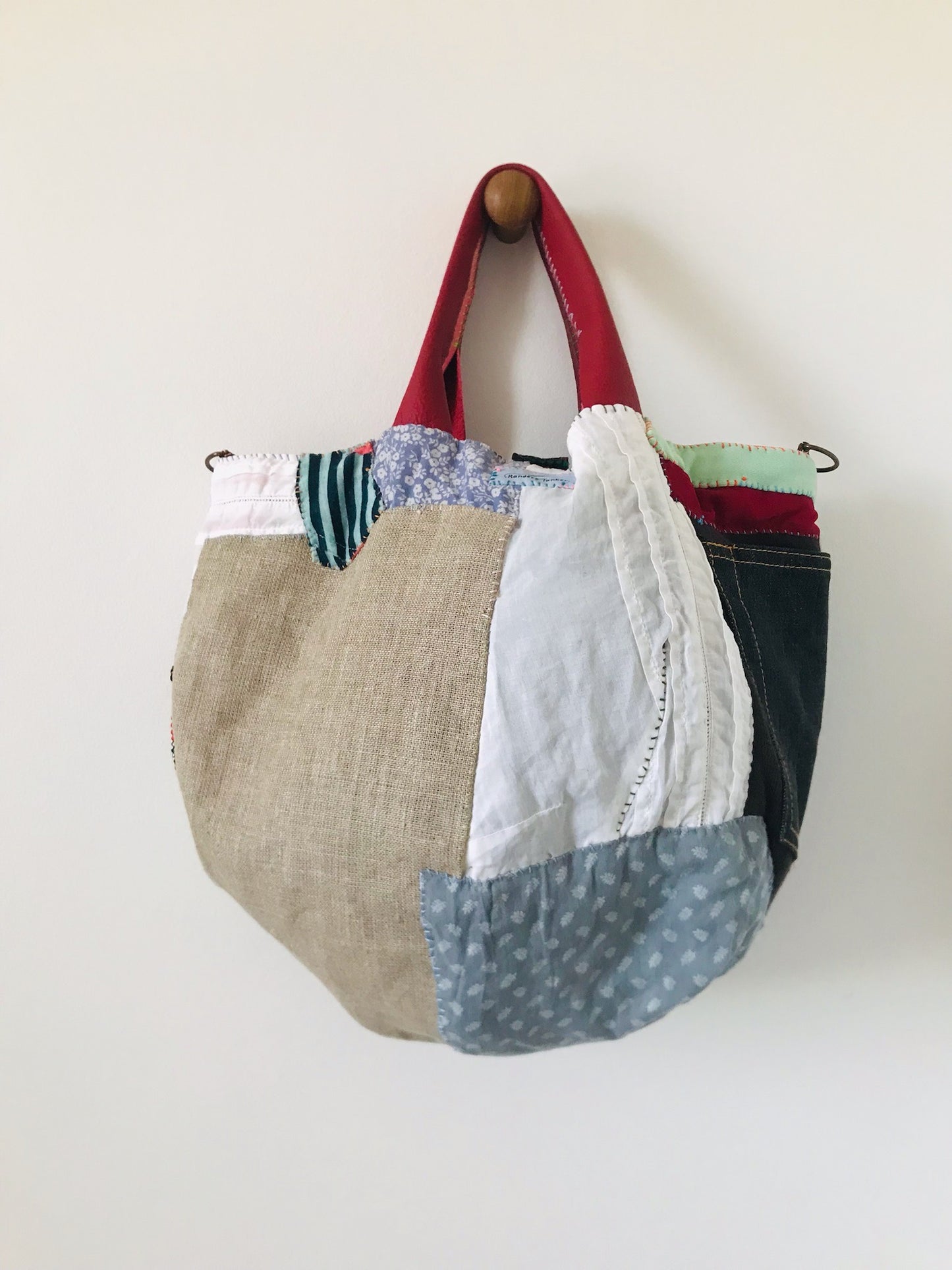 【Reserved items ご予約品】Marghe 様　ご注文品　Bag 手縫いのバッグ　布製　スローファッション　ハンドメイド　2078