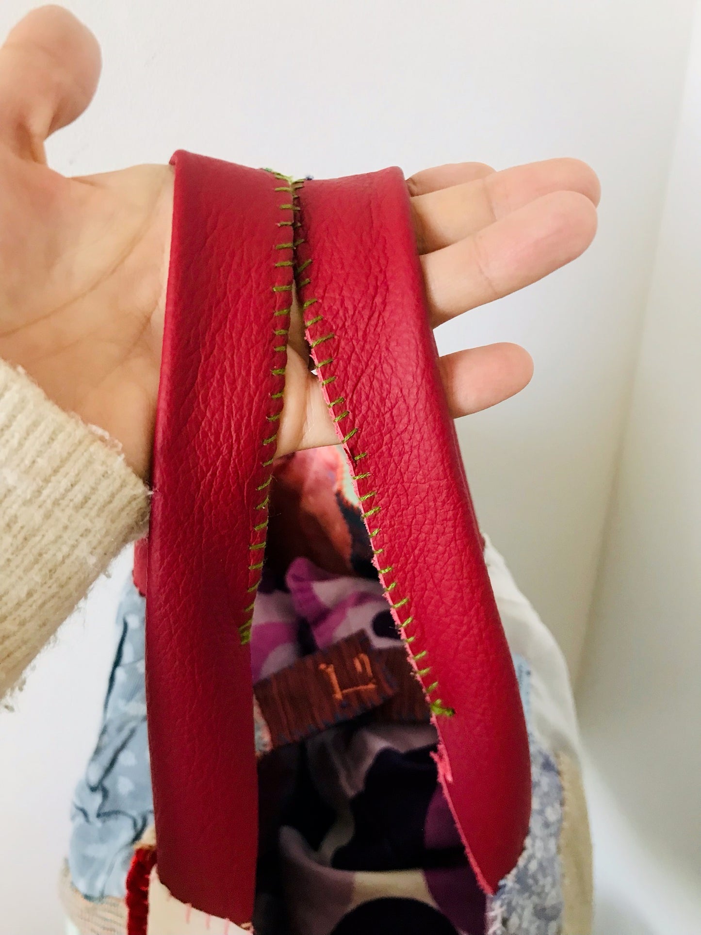 【Reserved items ご予約品】Marghe 様　ご注文品　Bag 手縫いのバッグ　布製　スローファッション　ハンドメイド　2078